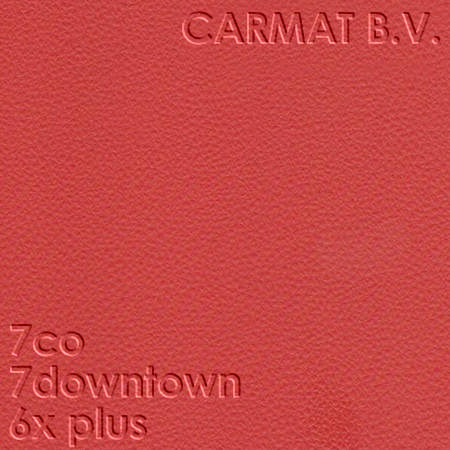 Kunstleer 7co 7downtown 6x plus rood afname per/35m