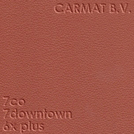 Kunstleer 7co 7downtown 6x plus bruin afname per/35m