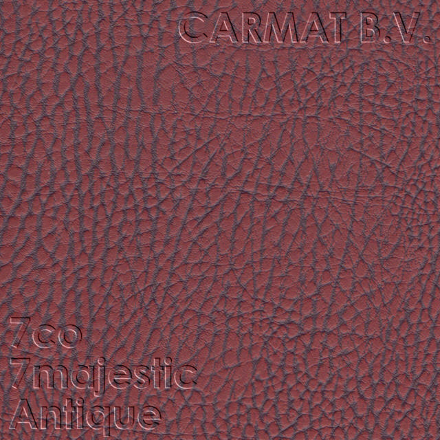 Kunstleer 7co Antique wijnrood afname per/m