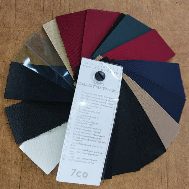 Stalenwaaier kapstof 7fabrics, alleen voor automobiel!