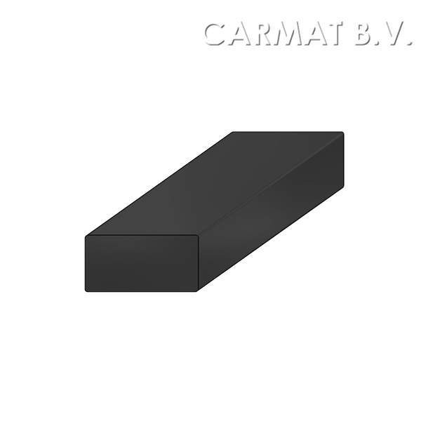 Zelfklevend sponsrubberprofiel 10X3mm afname per/50M