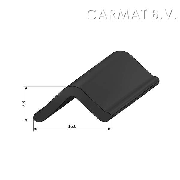 7profiles vulbies zwart afname per/50M