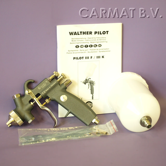 Spuitpistool Walther met bovenbeker