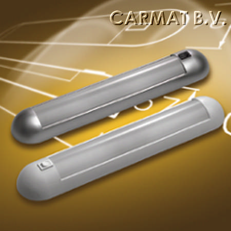 Plafonnière wit opbouw LED 12V/24Vdc cool white 400x76x37