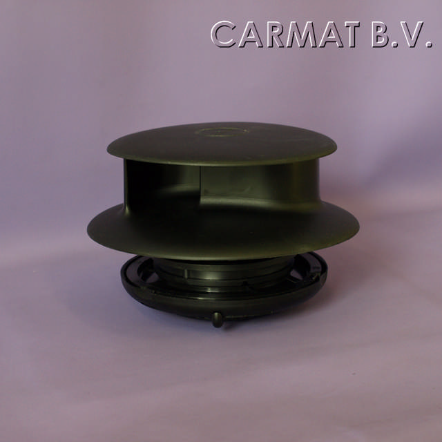 7climate dakventilator flettner TCX-2 zwart