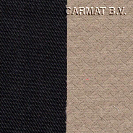 Cabrioletstof 7fabrics sonnenland classic zwart(m.beige rug)