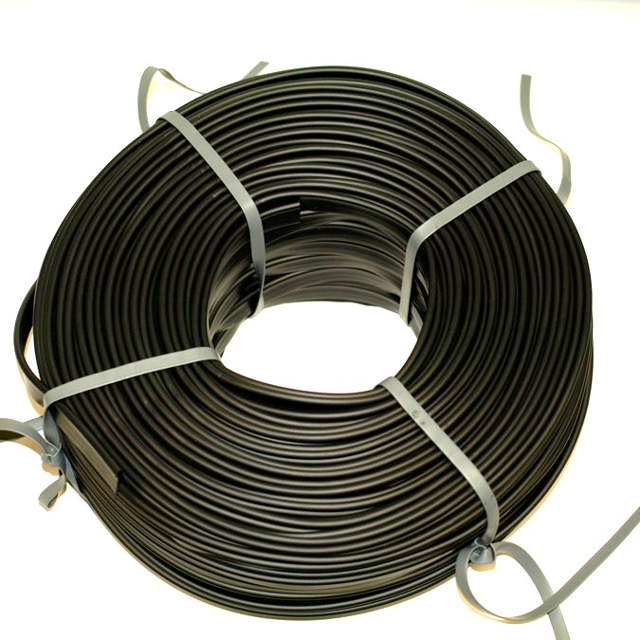 7profiles bies PVC zwart hol 4 mm afname per/100M